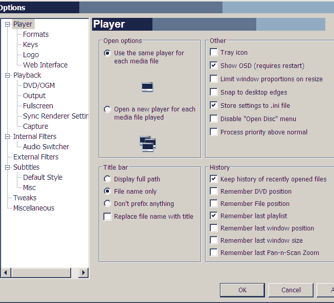 Калибровка монитора, настройка mpc hc