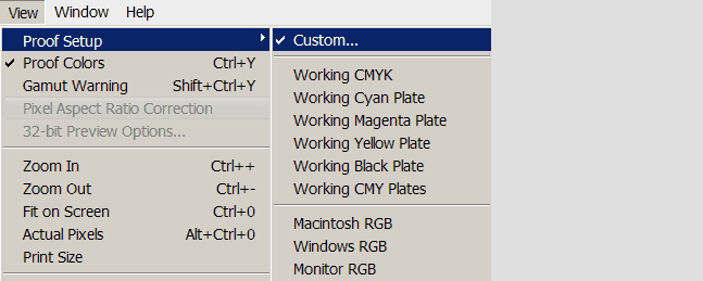 Калибровка монитора, soft proofing в Photoshop